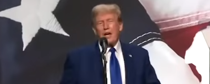 Trump Mocks Biden’s Frequent Teleprompter Mishaps In Speech